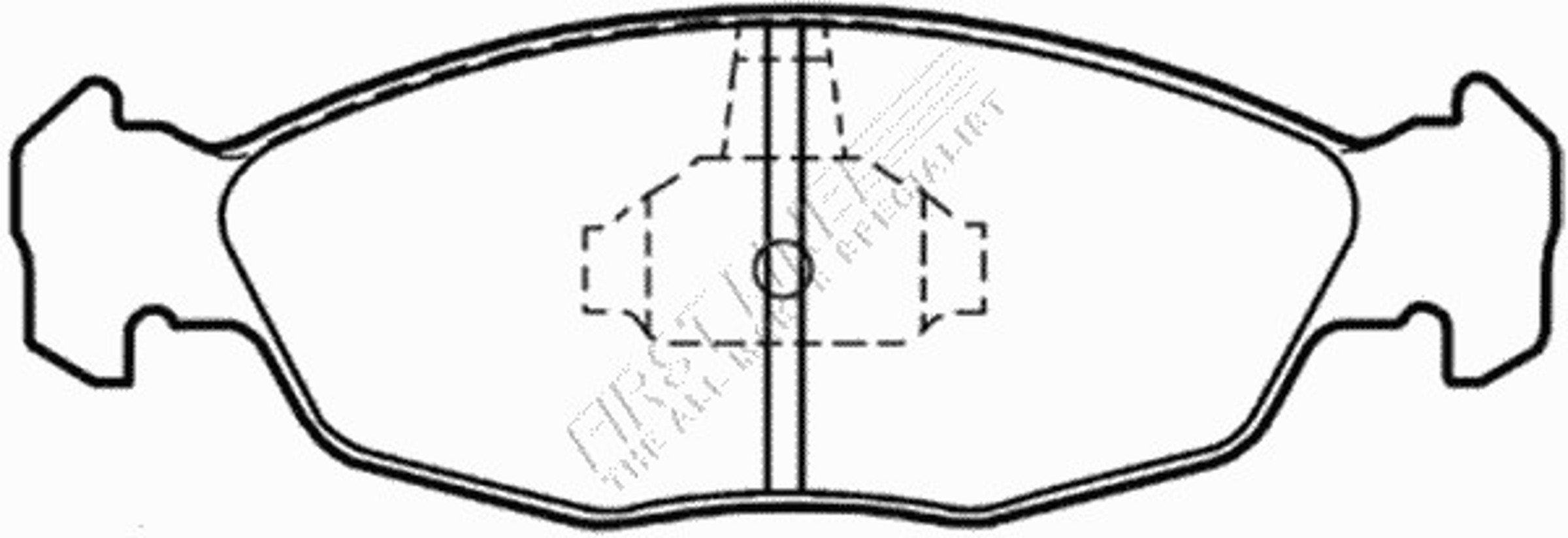 FBP3123 FIRST LINE Колодки тормозные дисковые