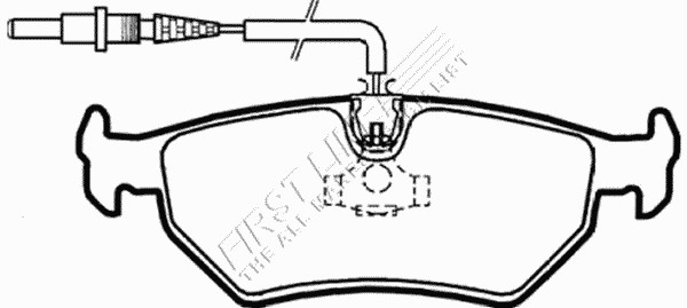 FBP3134 FIRST LINE Колодки тормозные дисковые