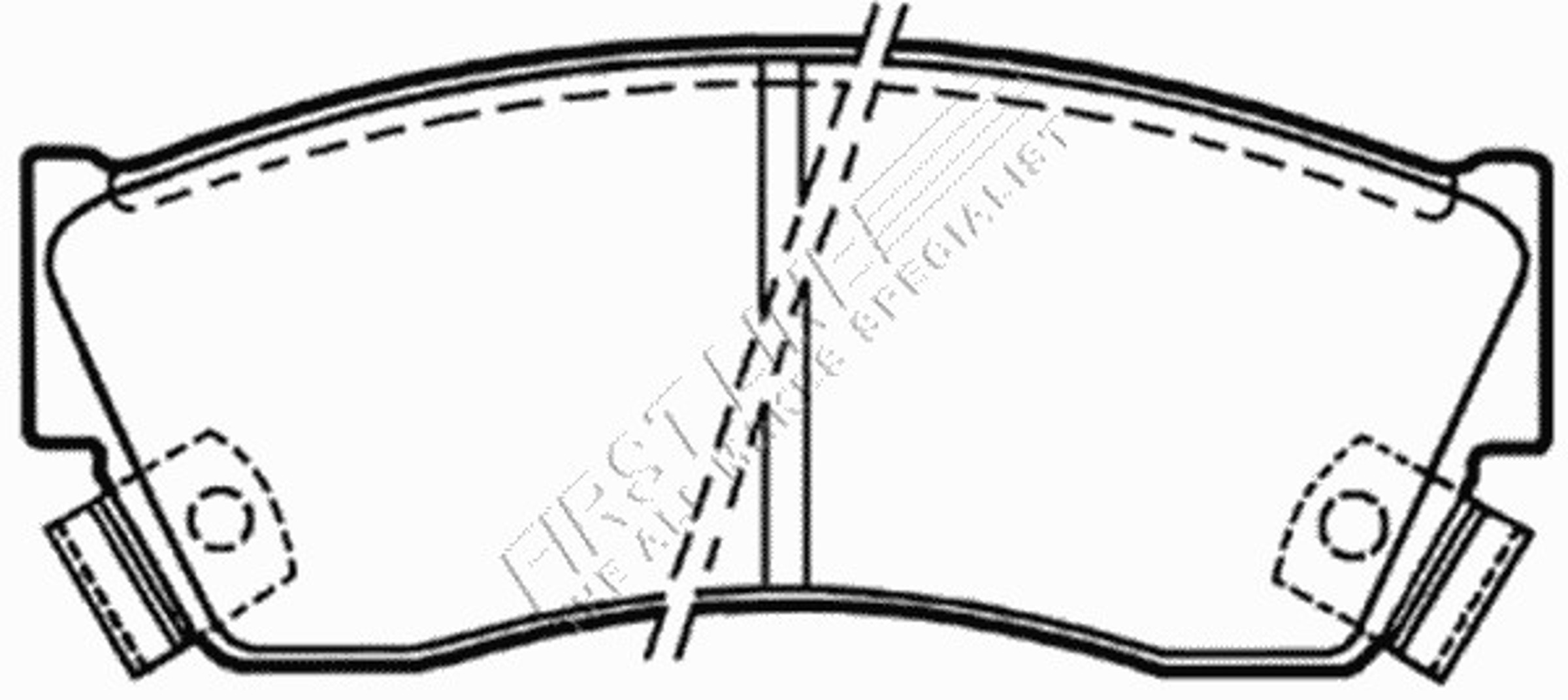 FBP3149 FIRST LINE Колодки тормозные дисковые