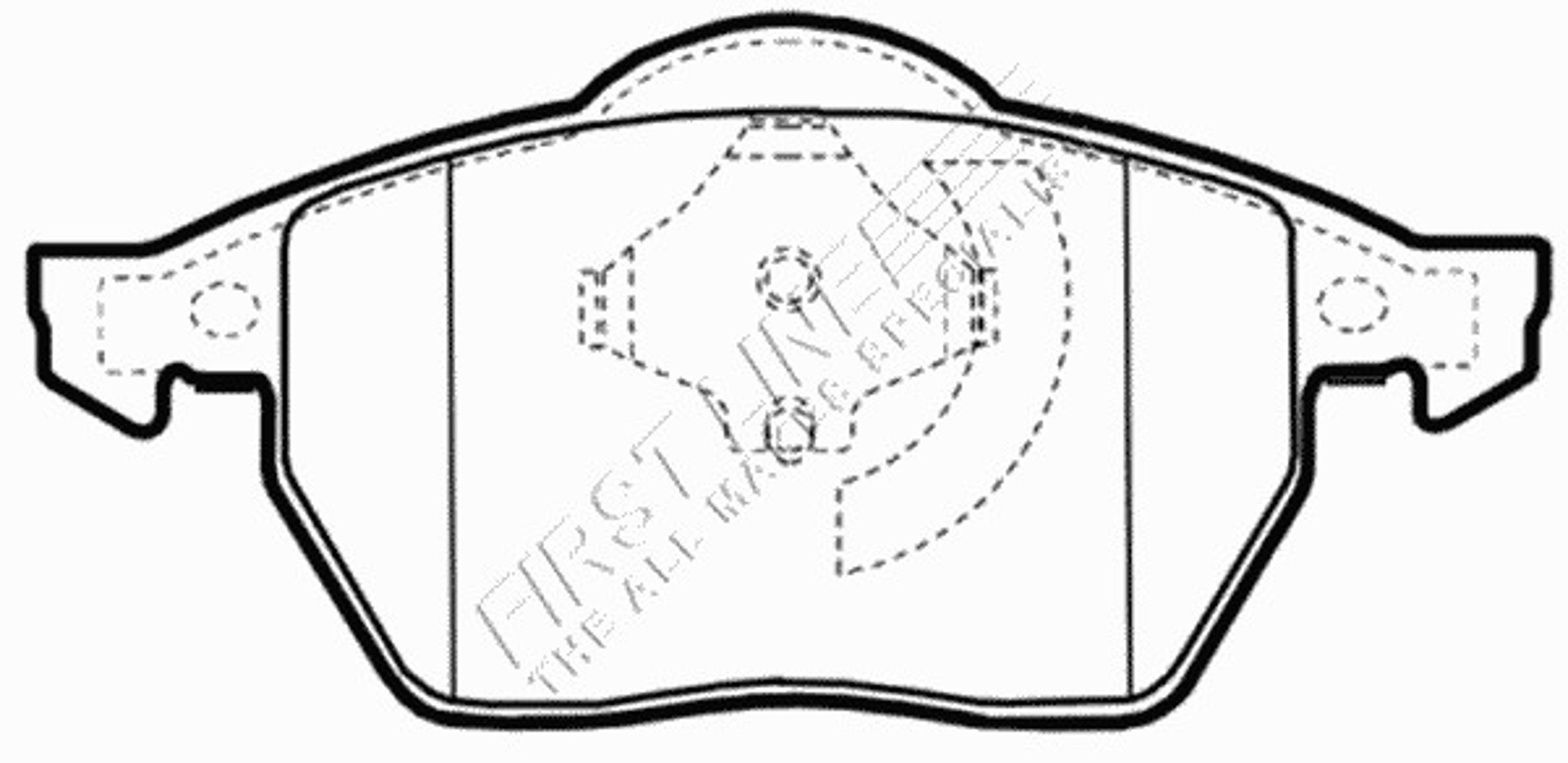 FBP3198 FIRST LINE Колодки тормозные дисковые