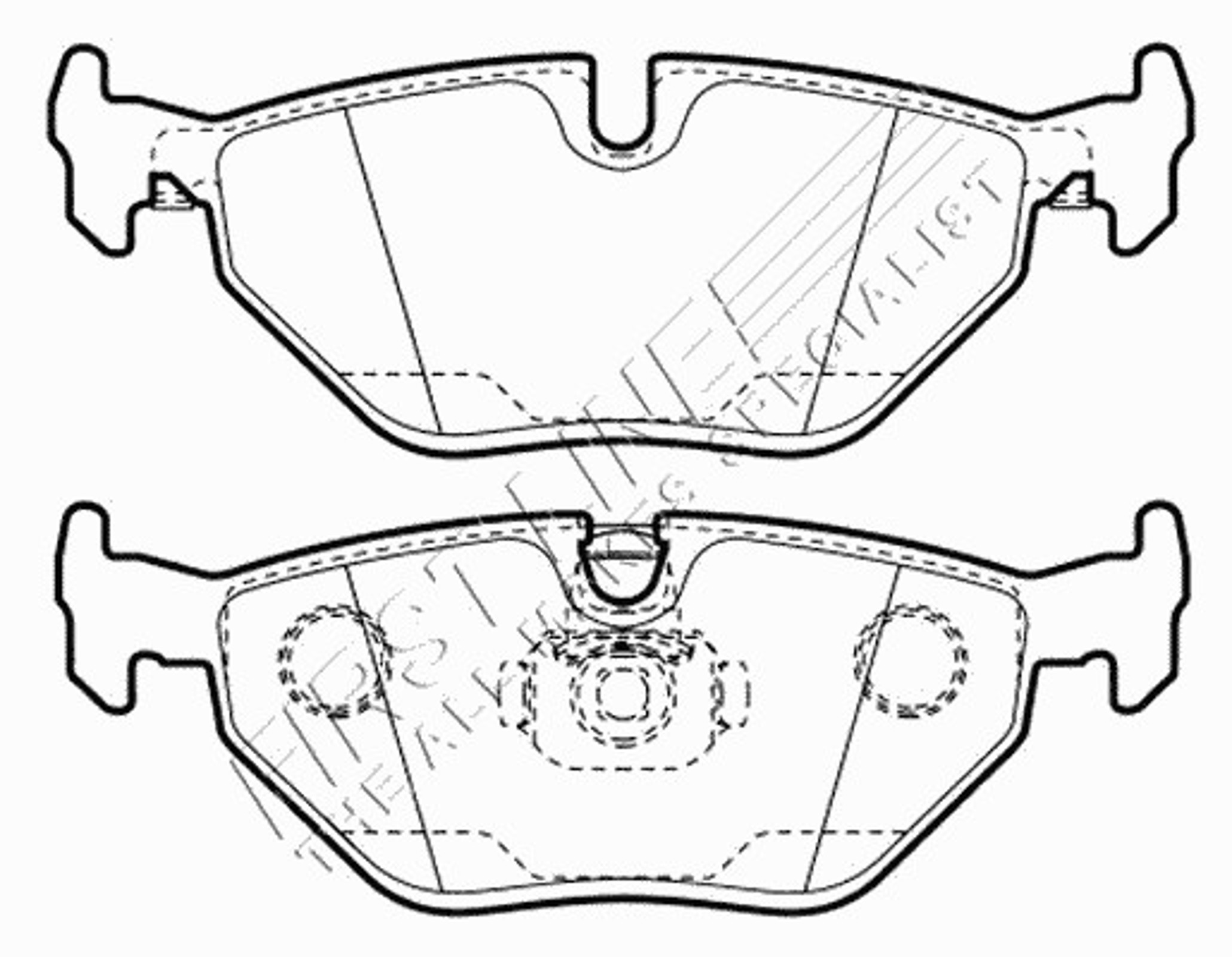 FBP3214 FIRST LINE Колодки тормозные дисковые