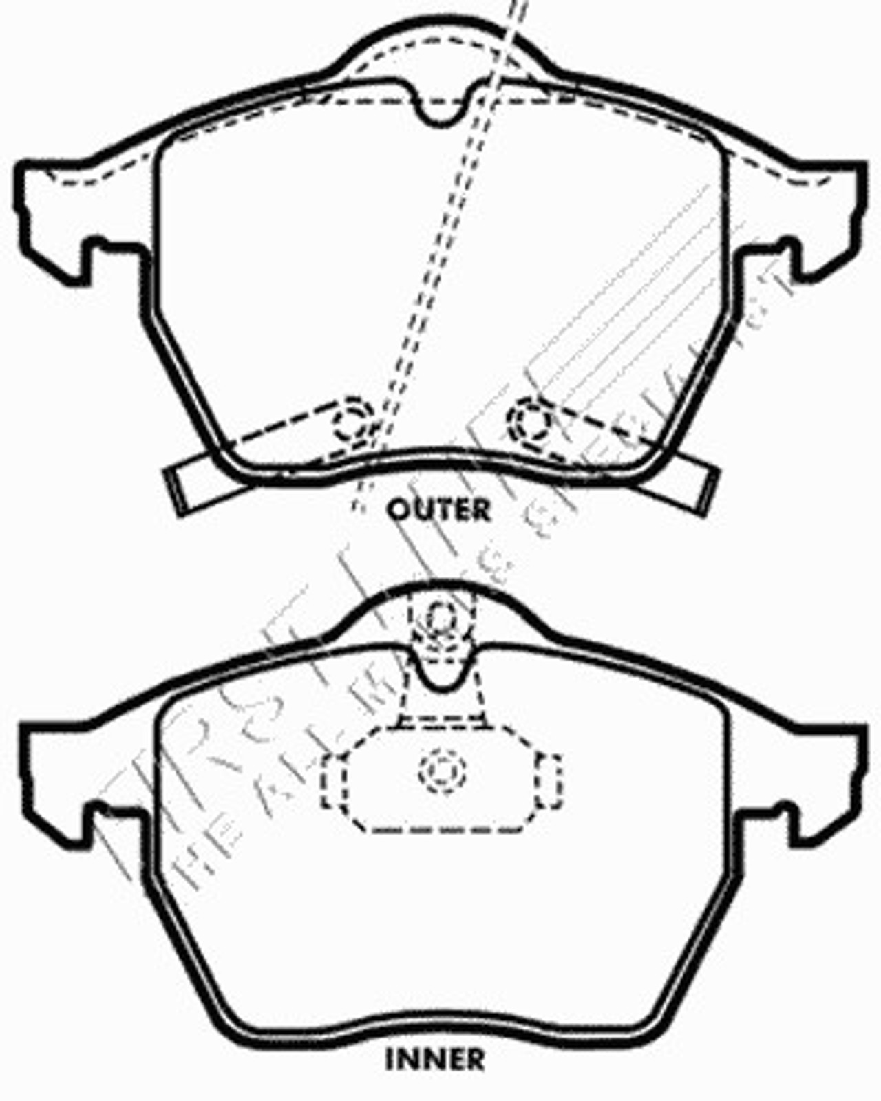 FBP3268 FIRST LINE Колодки тормозные дисковые