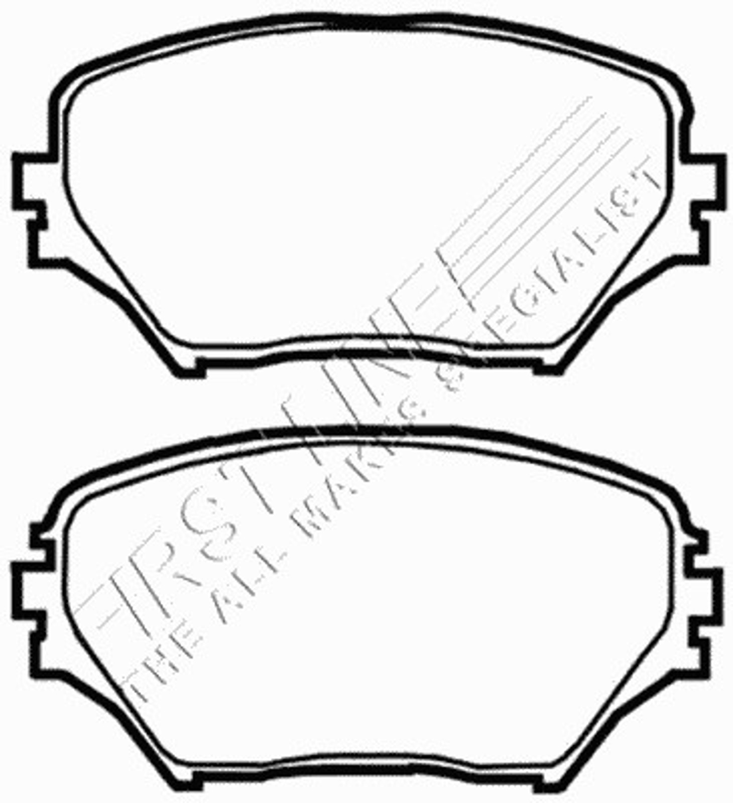 FBP3435 FIRST LINE Колодки тормозные дисковые