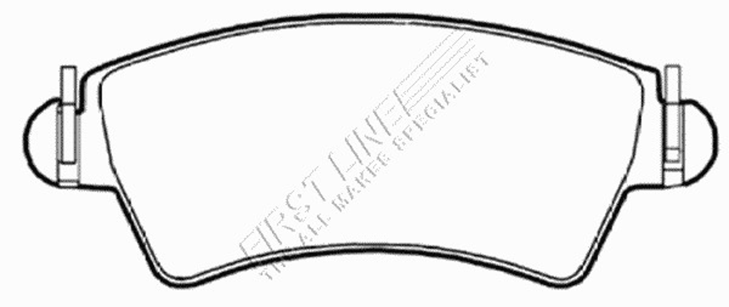 FBP3437 FIRST LINE Колодки тормозные дисковые