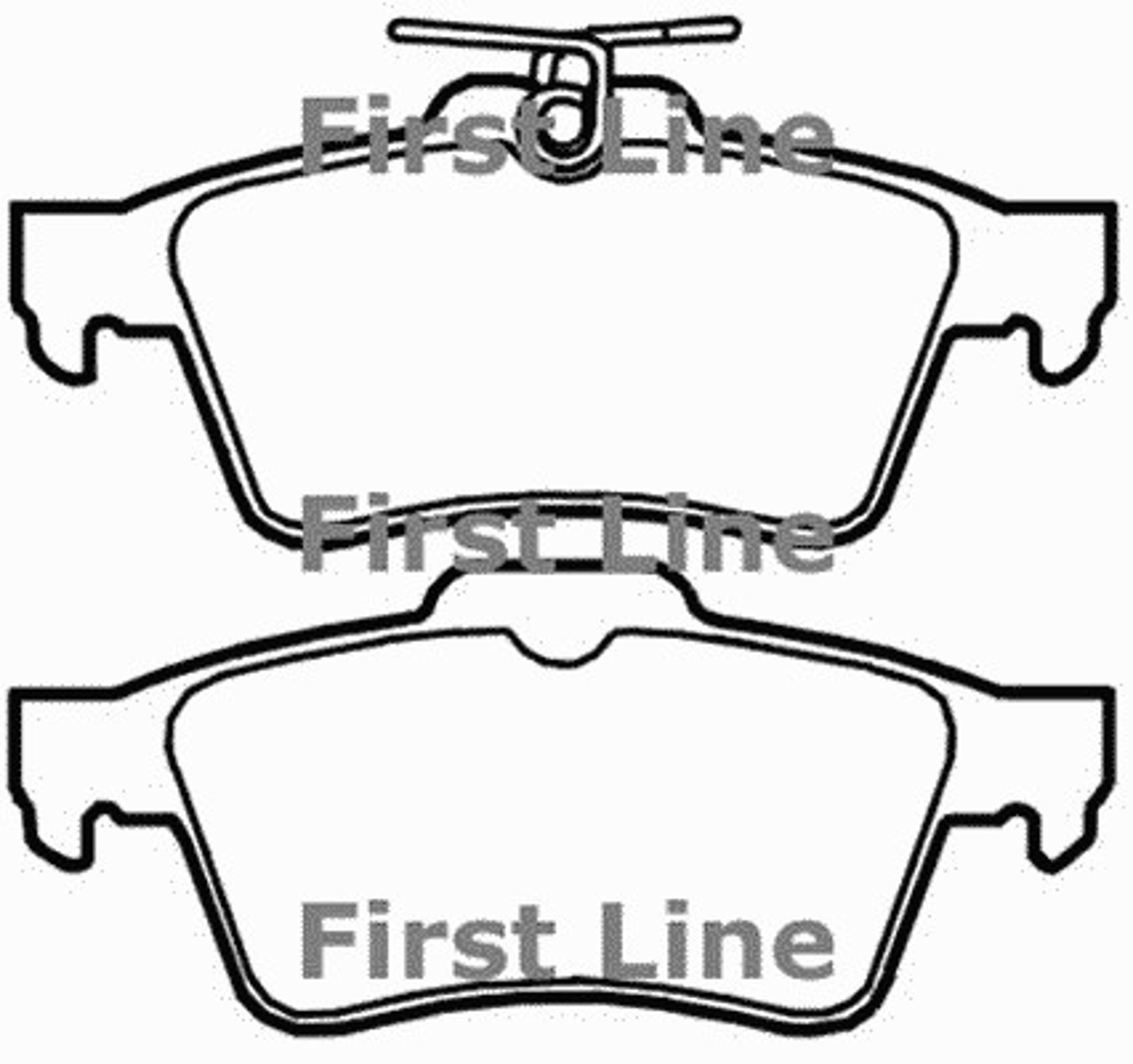 FBP3569 FIRST LINE Комплект тормозных колодок, дисковый тормоз