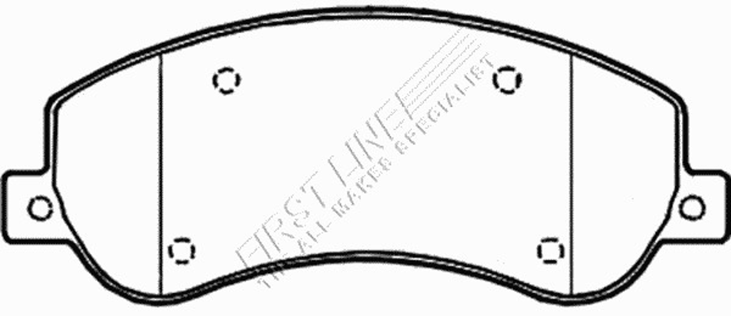 FBP3604 FIRST LINE Колодки тормозные дисковые