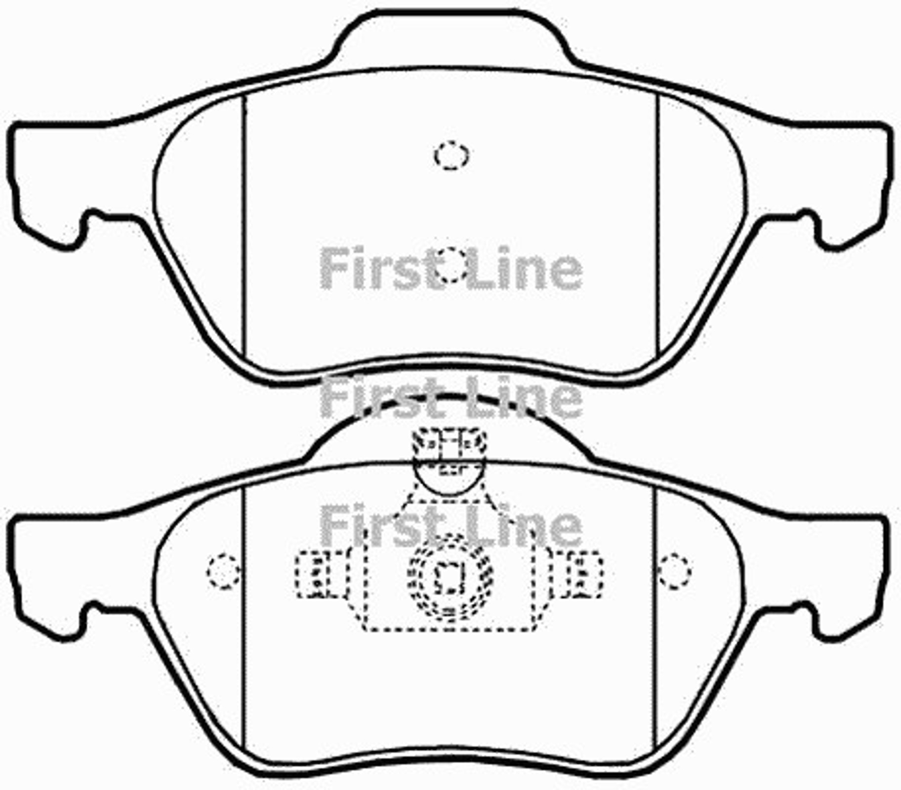 FBP3658 FIRST LINE Колодки тормозные дисковые