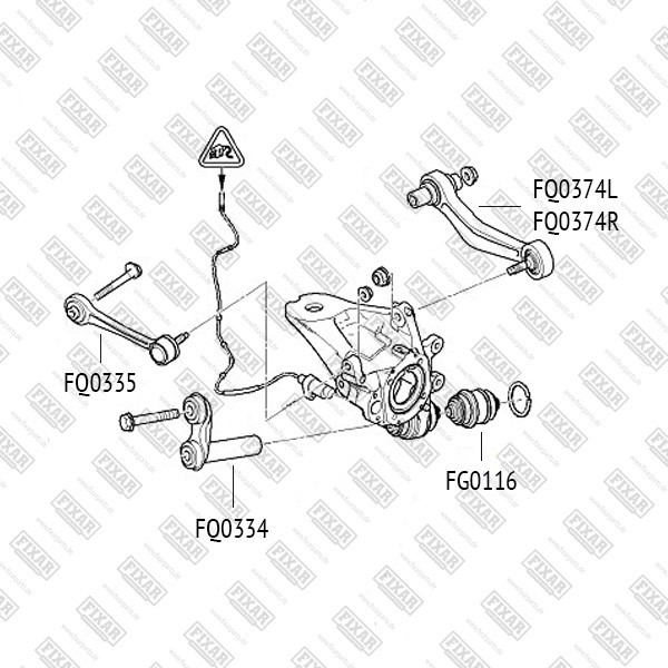 FG0116 FIXAR Сайлентблок плавающий