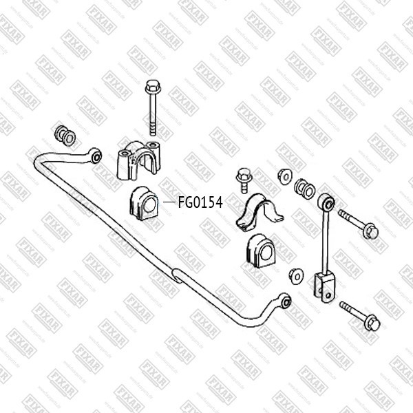 FG0154 FIXAR Втулка стабилизатора