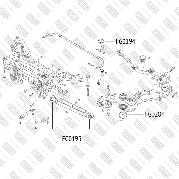 FG0195 FIXAR Сайлентблок рычага подвески