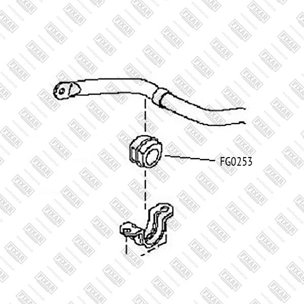 FG0253 FIXAR Втулка стабилизатора