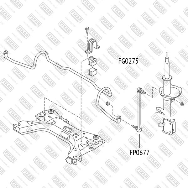 FG0275 FIXAR Втулка стабилизатора