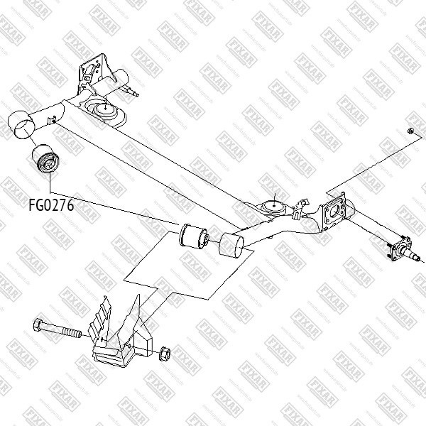 FG0276 FIXAR Сайлентблок балки