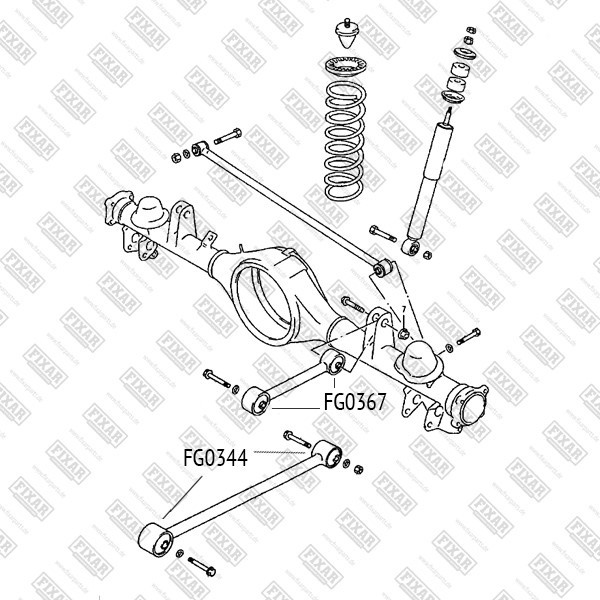 FG0367 FIXAR Сайлентблок рычага подвески