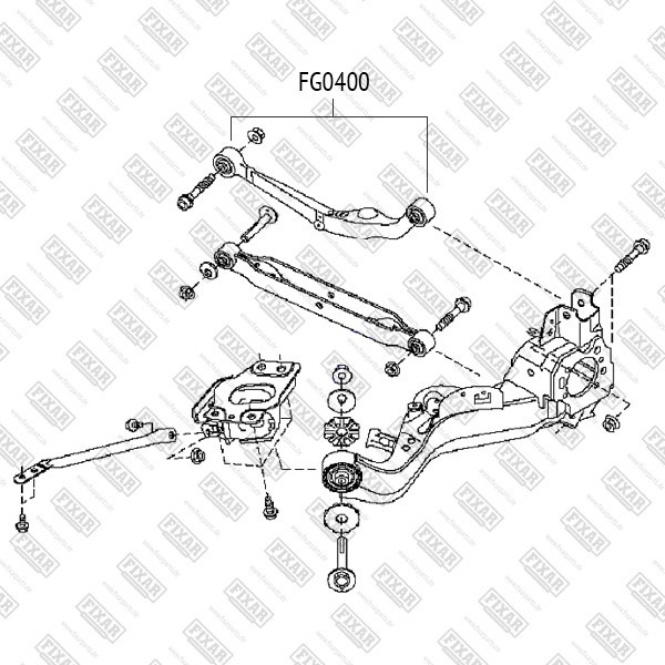 FG0400 FIXAR Сайлентблок рычага подвески