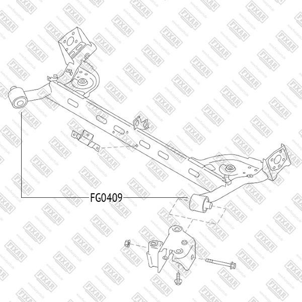 FG0409 FIXAR Сайлентблок балки