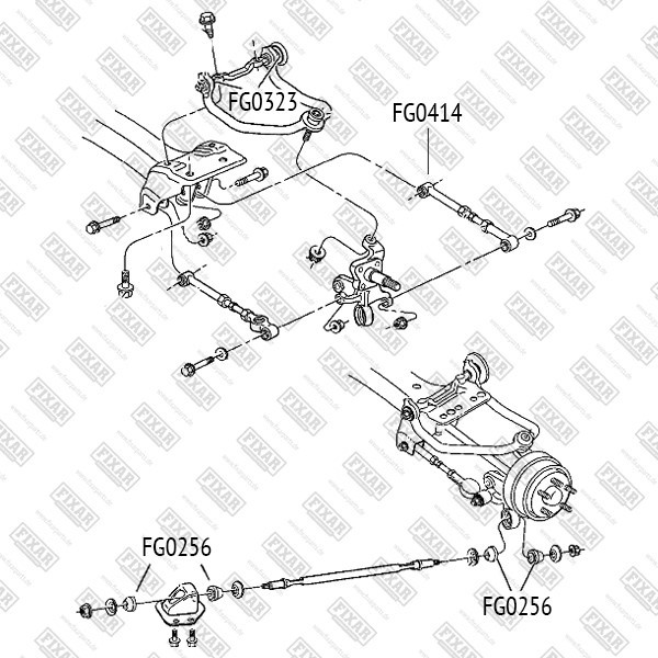 FG0414 FIXAR Сайлентблок