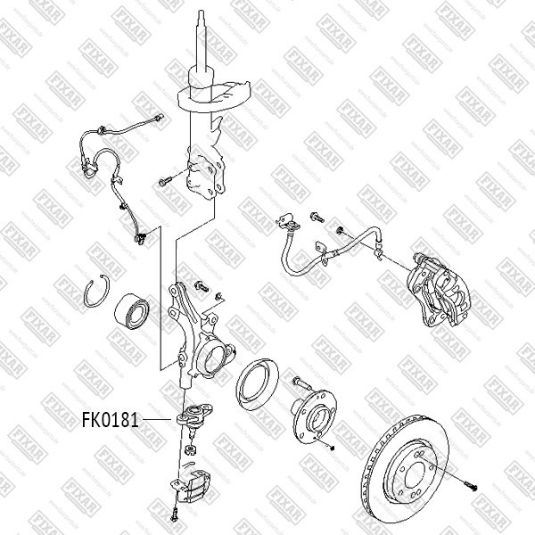 FK0181 FIXAR Опора шаровая