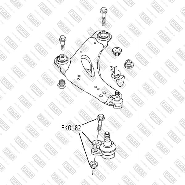 FK0182 FIXAR Опора шаровая