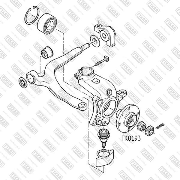 FK0193 FIXAR Опора шаровая