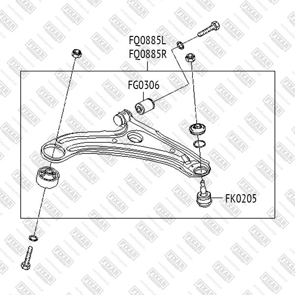 FK0205 FIXAR Опора шаровая