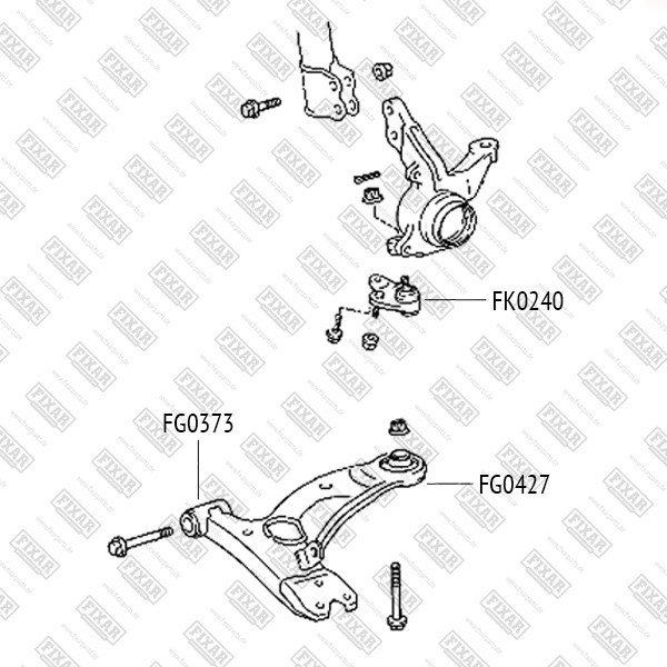 FK0240 FIXAR Опора шаровая