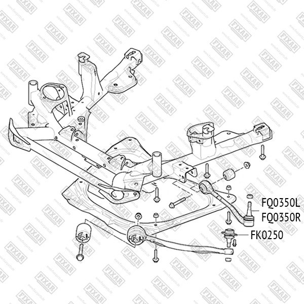 FK0250 FIXAR Опора шаровая