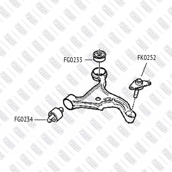 FK0252 FIXAR Опора шаровая