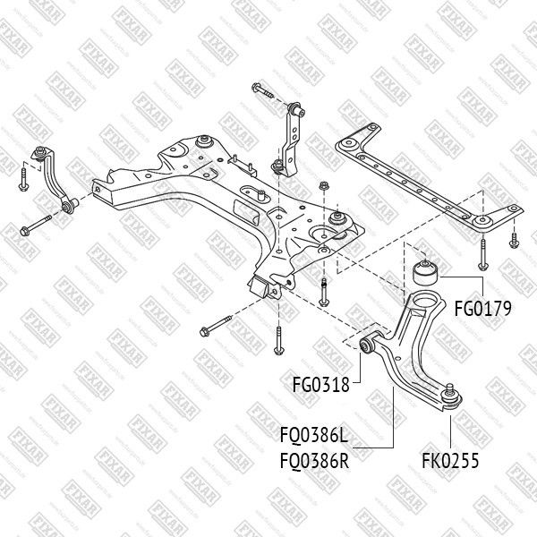 FK0255 FIXAR Опора шаровая