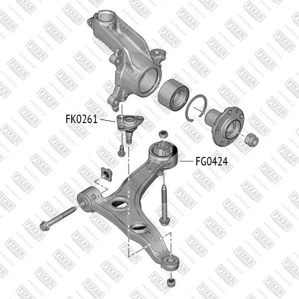 FK0261 FIXAR Опора шаровая