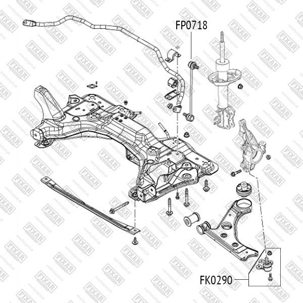 FK0290 FIXAR Опора шаровая