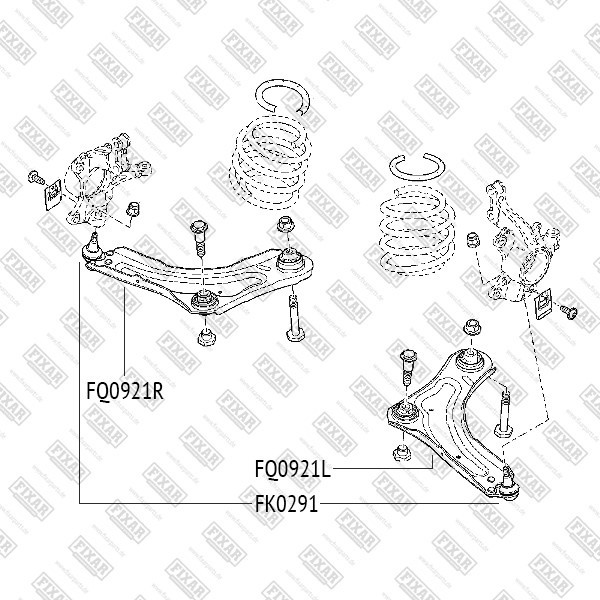 FK0291 FIXAR Опора шаровая