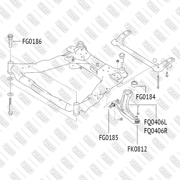 FK0812 FIXAR Опора шаровая