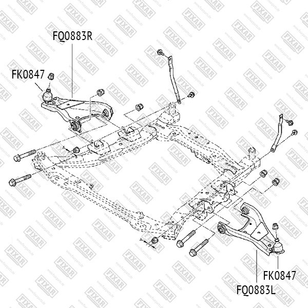 FK0847 FIXAR Опора шаровая