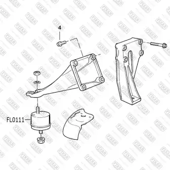 FL0111 FIXAR Опора двигателя левая/правая