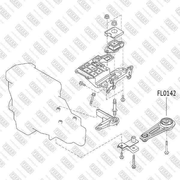 FL0142 FIXAR Опора двигателя