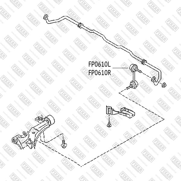 FP0610L FIXAR Тяга стабилизатора