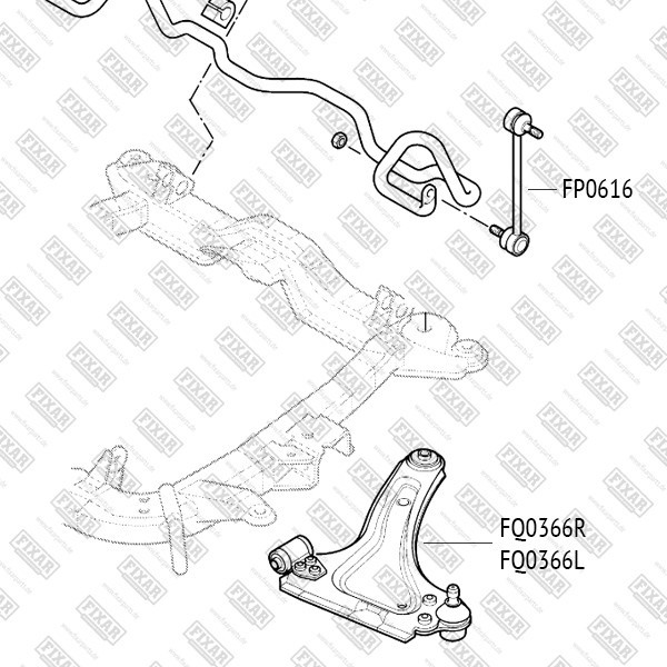 FP0616 FIXAR Тяга стабилизатора