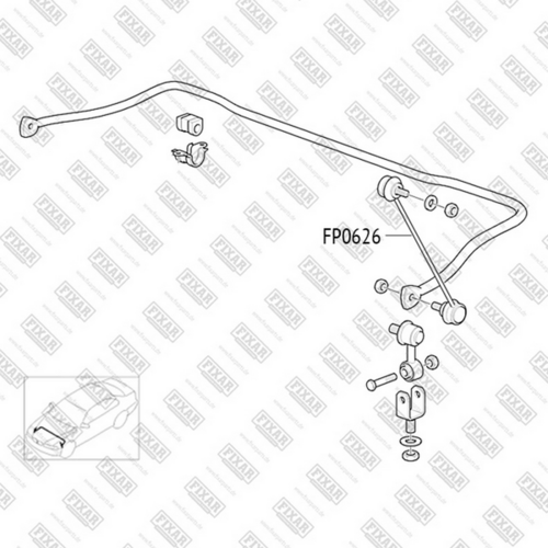 FP0626 FIXAR Тяга стабилизатора