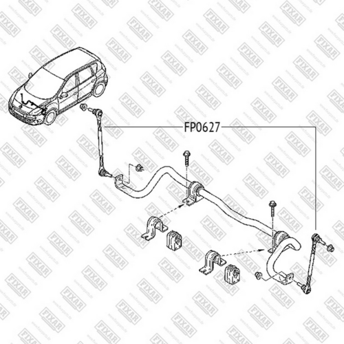 Фото 1 FP0627 FIXAR Тяга стабилизатора
