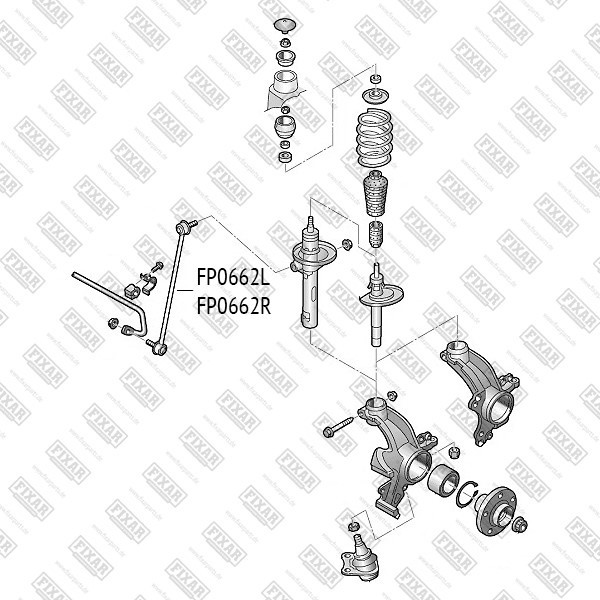 FP0662L FIXAR Тяга стабилизатора