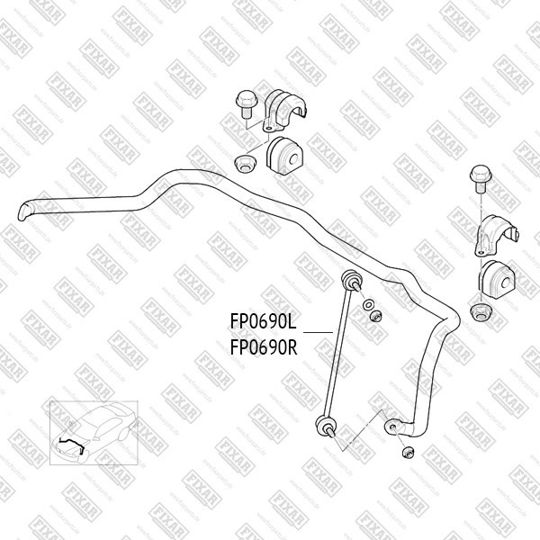 FP0690L FIXAR Тяга стабилизатора