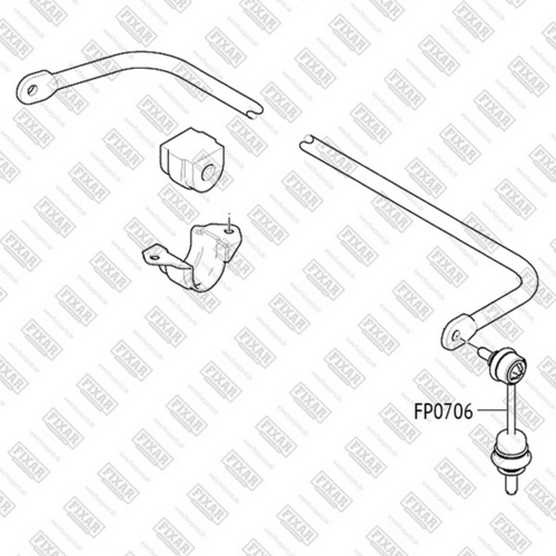 Фото 1 FP0706 FIXAR Тяга стабилизатора
