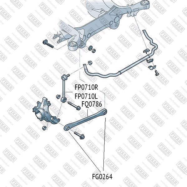 FP0710L FIXAR Тяга стабилизатора