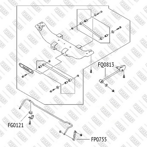 Фото 1 FP0755 FIXAR Тяга стабилизатора