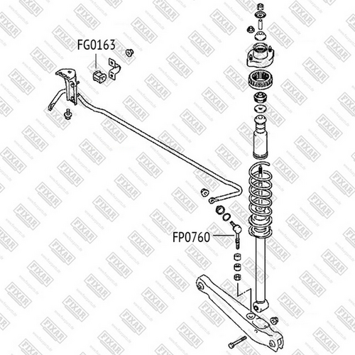 Фото 1 FP0760 FIXAR Тяга стабилизатора