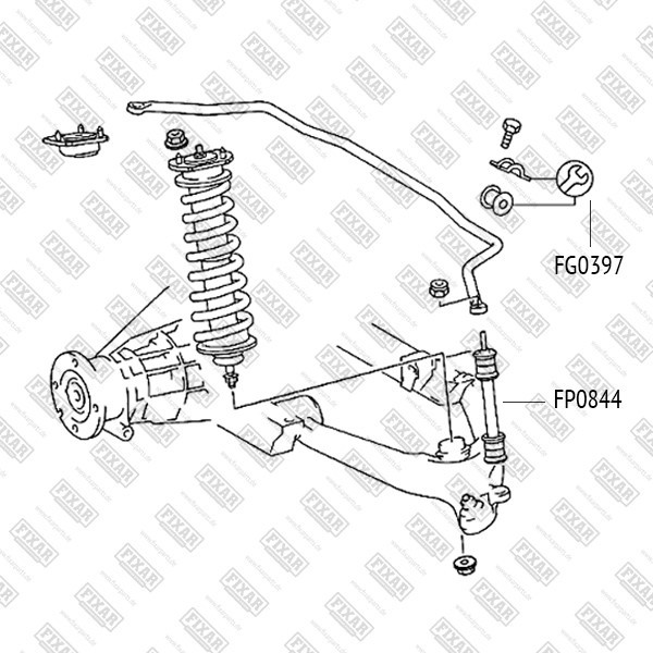 FP0844 FIXAR Тяга стабилизатора