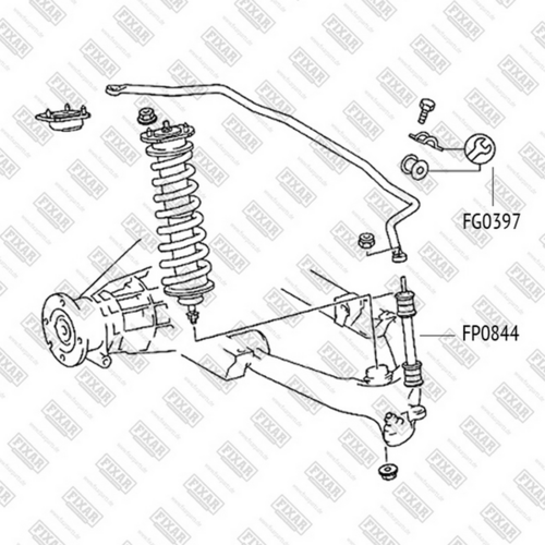 Фото 1 FP0844 FIXAR Тяга стабилизатора