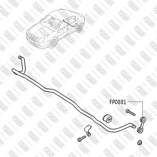 Фото 1 FP0881 FIXAR Тяга стабилизатора