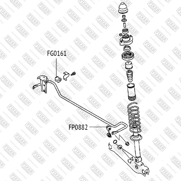 FP0882 FIXAR Тяга стабилизатора